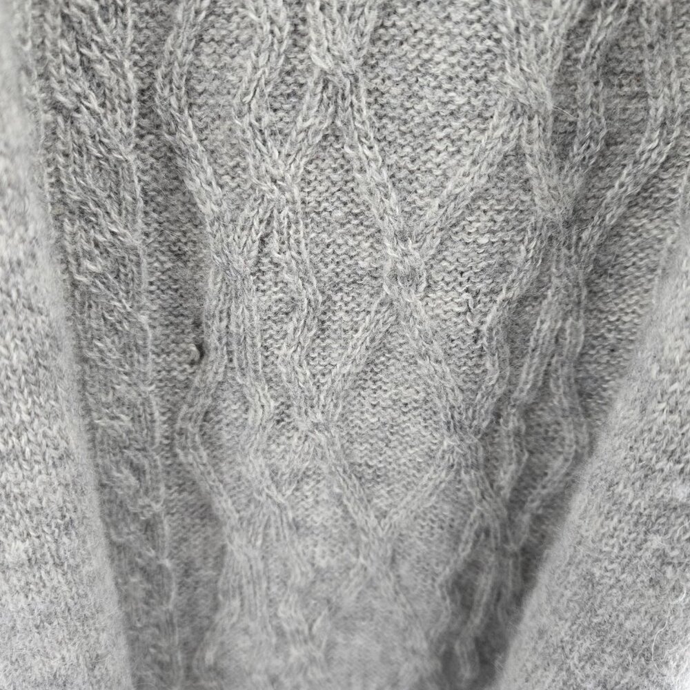 Peruvian Connection Peru Gray Elspeth Royal Alpaca Maxi Dress Size XS FLAWS - Picture 8 of 14